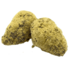 Moonrock buds coated in THC oil and kief